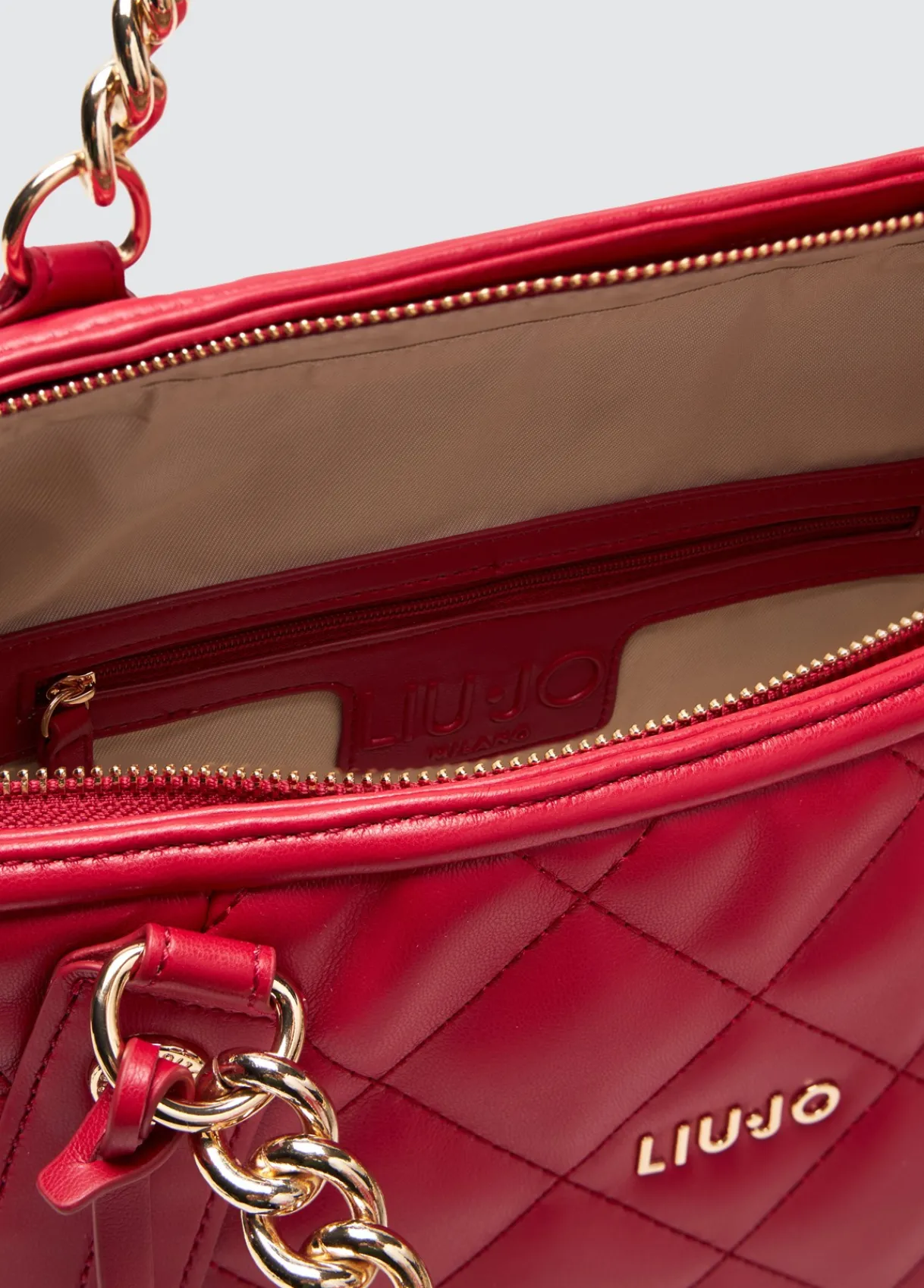 Liu Jo Fourre-tout format moyen matelassé avec charm|Femme Sac Shopper