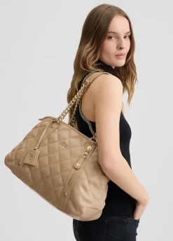 Liu Jo Fourre-tout format moyen matelassé avec charm|Femme Sac Shopper