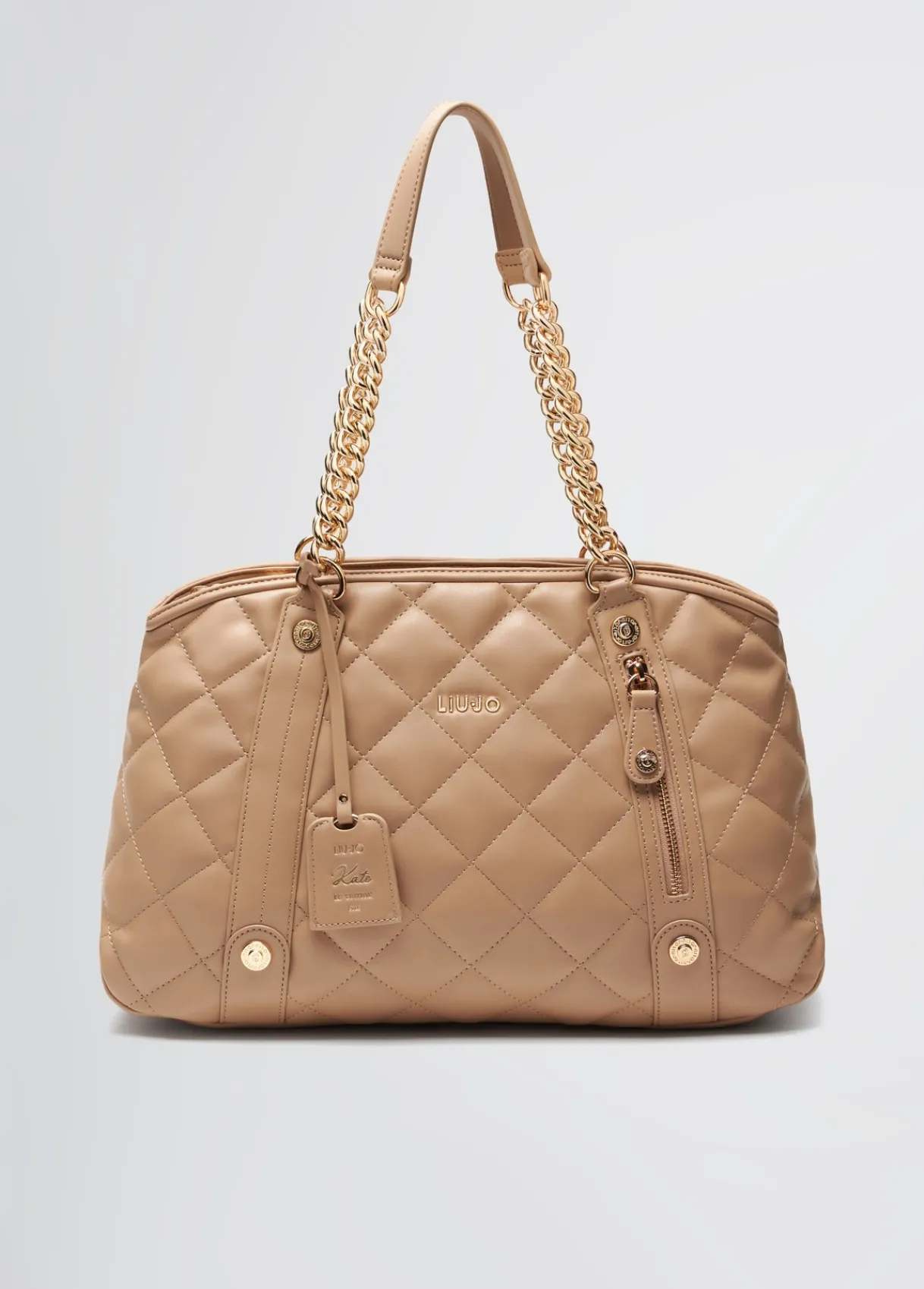 Liu Jo Fourre-tout format moyen matelassé avec charm|Femme Sac Shopper