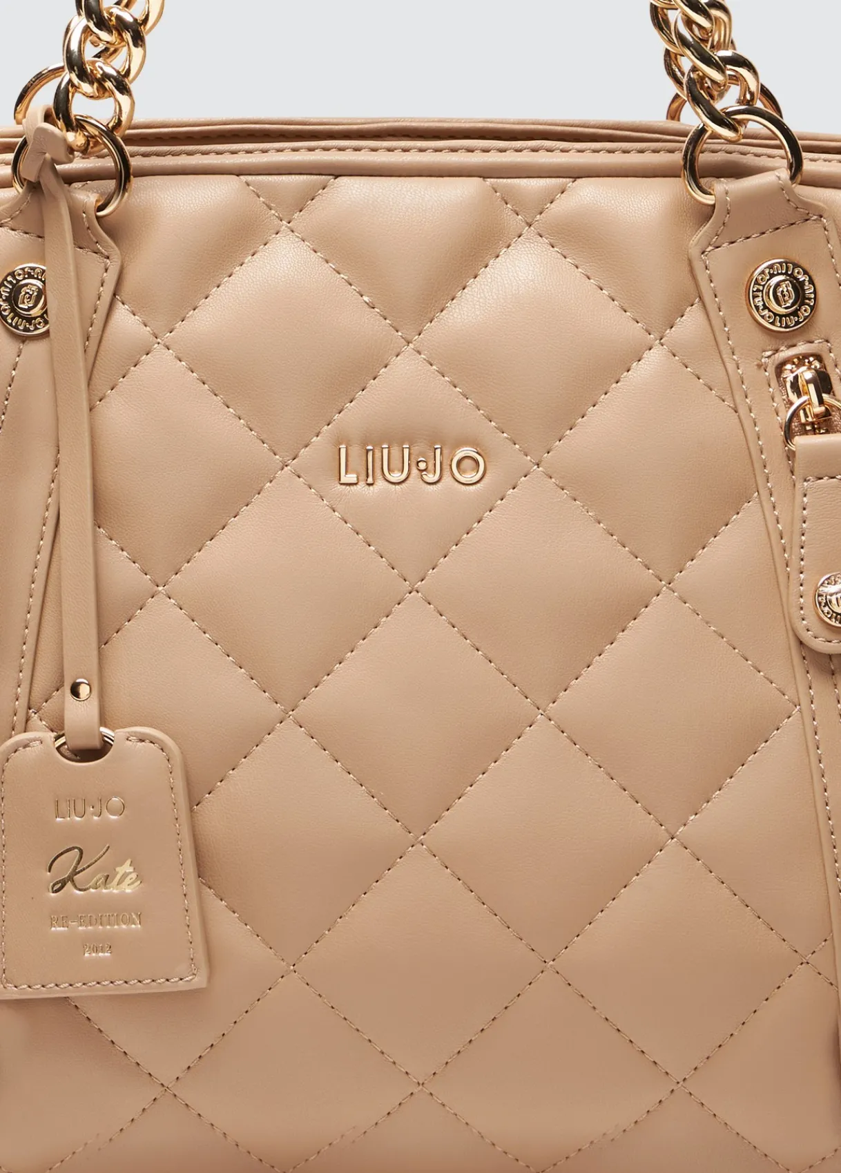 Liu Jo Fourre-tout format moyen matelassé avec charm|Femme Sac Shopper