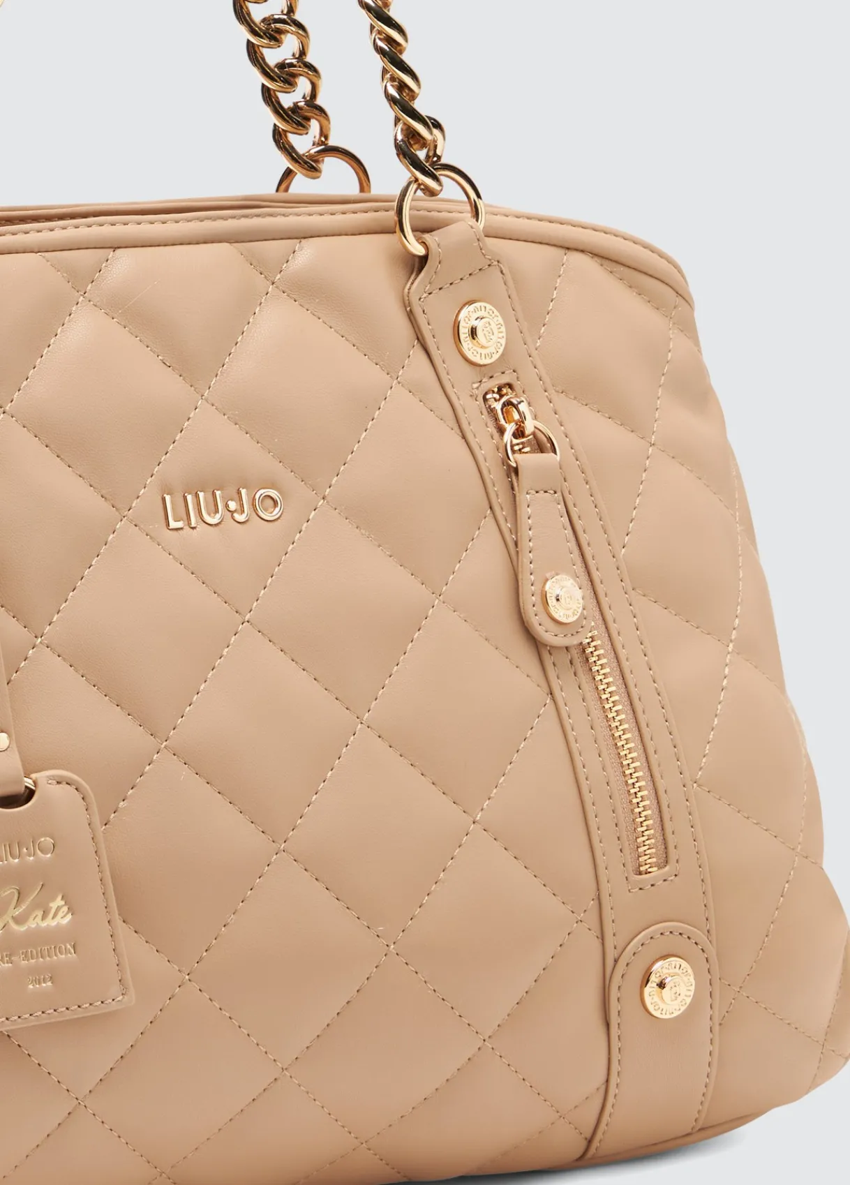 Liu Jo Fourre-tout format moyen matelassé avec charm|Femme Sac Shopper