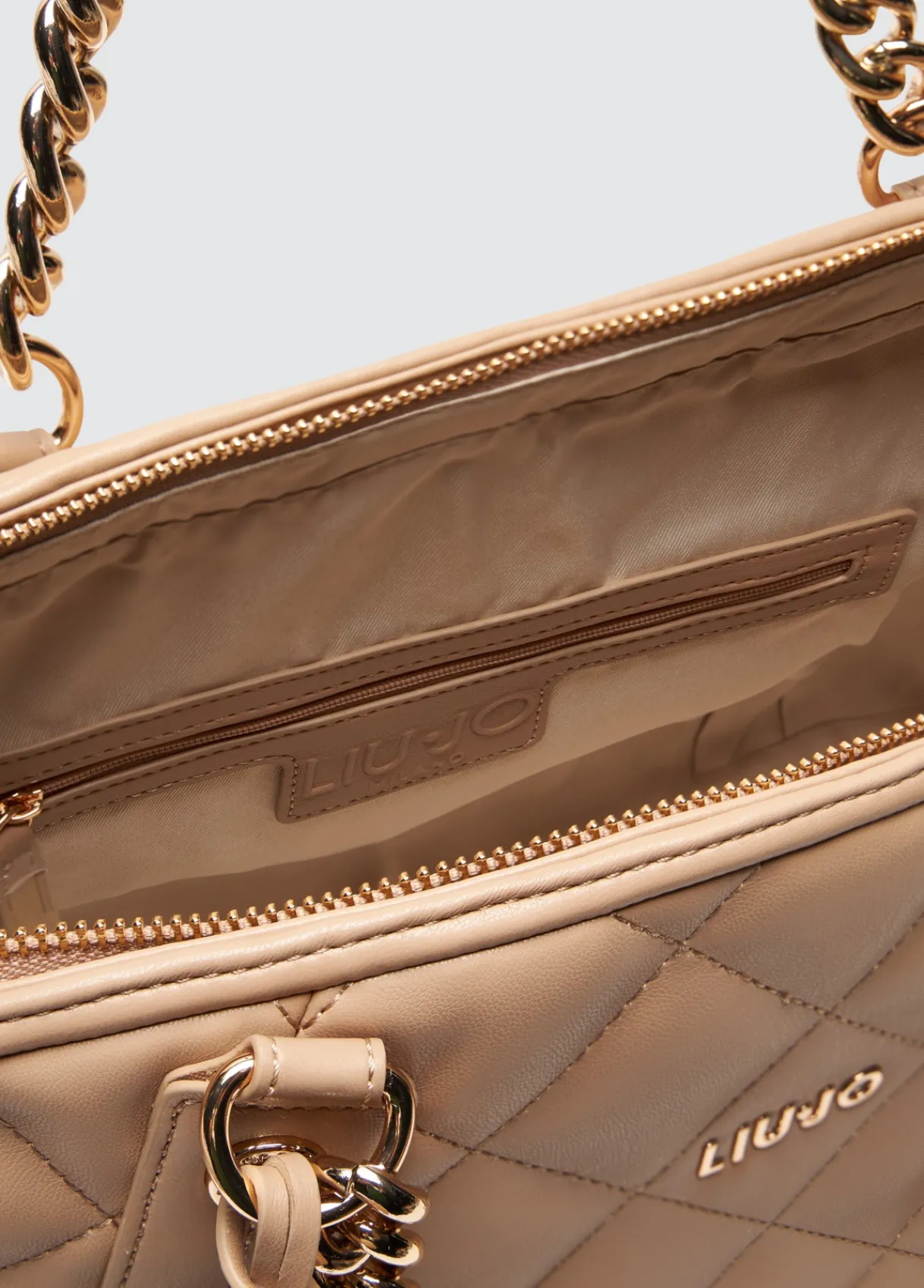 Liu Jo Fourre-tout format moyen matelassé avec charm|Femme Sac Shopper