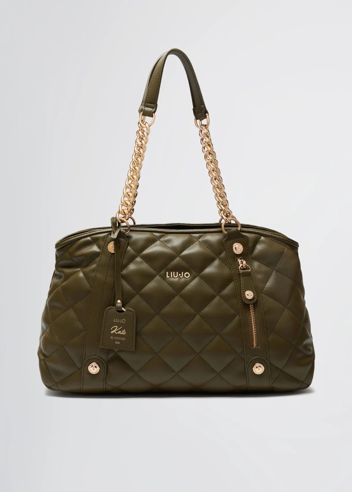 Liu Jo Fourre-tout format moyen matelassé avec charm|Femme Sac Shopper