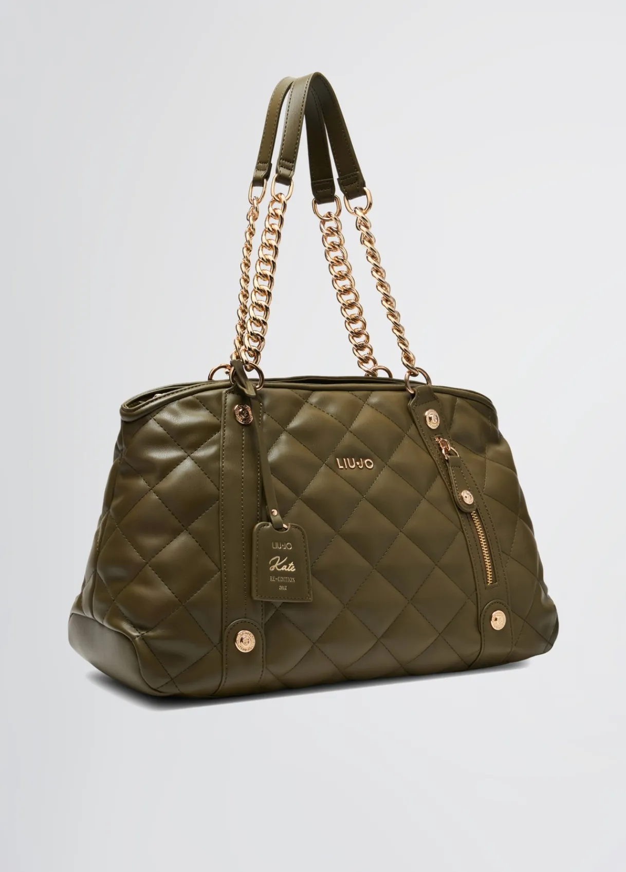 Liu Jo Fourre-tout format moyen matelassé avec charm|Femme Sac Shopper