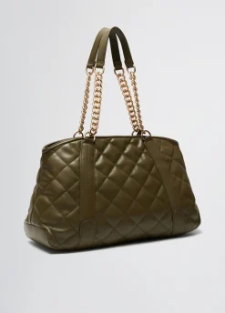 Liu Jo Fourre-tout format moyen matelassé avec charm|Femme Sac Shopper