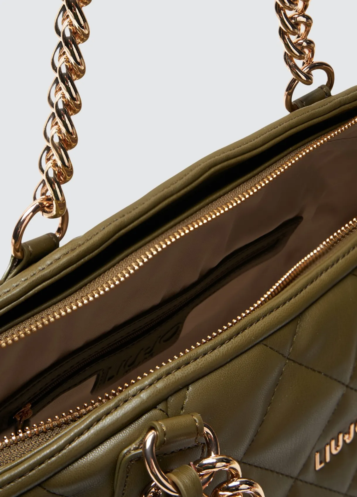 Liu Jo Fourre-tout format moyen matelassé avec charm|Femme Sac Shopper