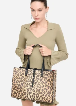 Liu Jo Fourre-tout grand format animalier|Femme Sac Shopper