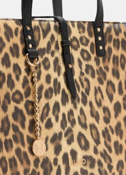 Liu Jo Fourre-tout grand format animalier|Femme Sac Shopper
