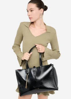 Liu Jo Fourre-tout grand format brillant|Femme Sac Shopper