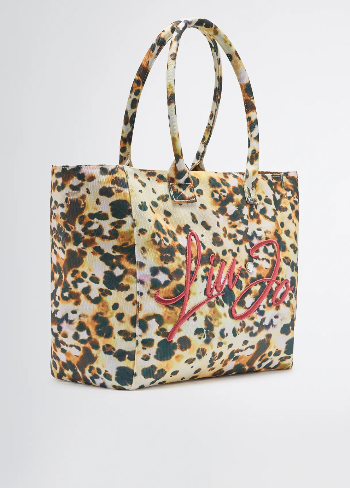 Liu Jo Fourre-tout grand format en toile imprimée|Femme Sac Shopper|Mode Plage
