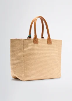 Liu Jo Fourre-tout grand format en raphia|Femme Sac Shopper|Mode Plage