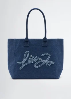 Liu Jo Fourre-tout grand format en denim|Femme Sac Shopper|Mode Plage