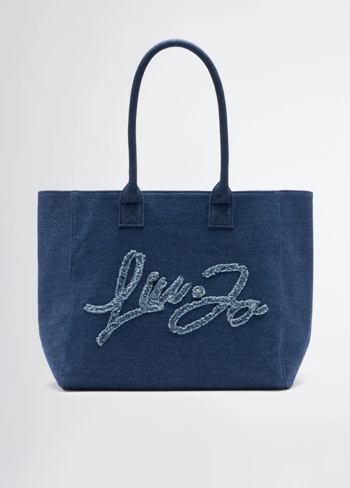 Liu Jo Fourre-tout grand format en denim|Femme Sac Shopper|Mode Plage