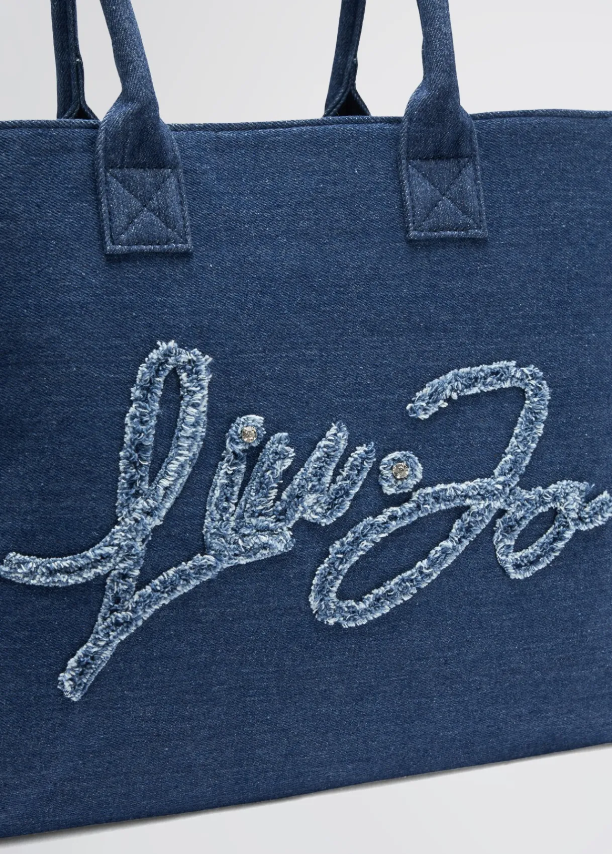 Liu Jo Fourre-tout grand format en denim|Femme Sac Shopper|Mode Plage
