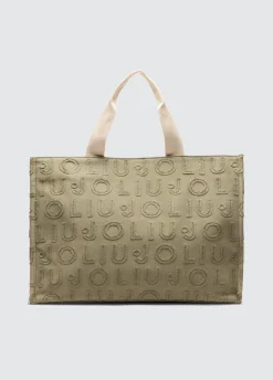 Liu Jo Fourre-tout grand format en jacquard|Femme Sac Shopper