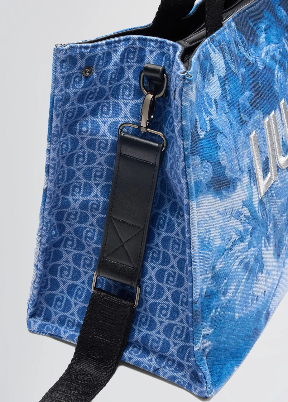 Liu Jo Fourre-tout grand format en denim imprimé|Femme Sac Shopper