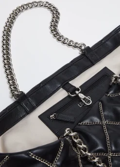Liu Jo Fourre-tout grand format LaPuffy avec chaînes|Femme Sac Shopper