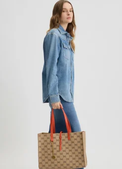 Liu Jo Fourre-tout grand format monogrammé|Femme Sac Shopper