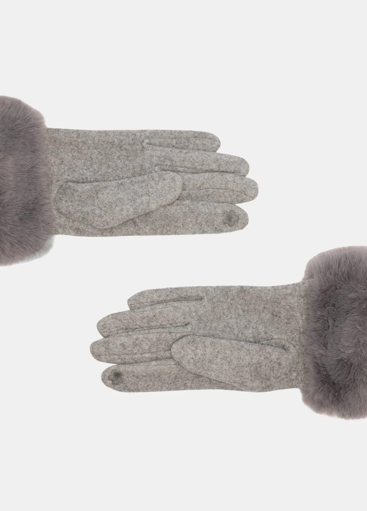 Liu Jo Gants avec détails en imitation fourrure|Femme Bonnets