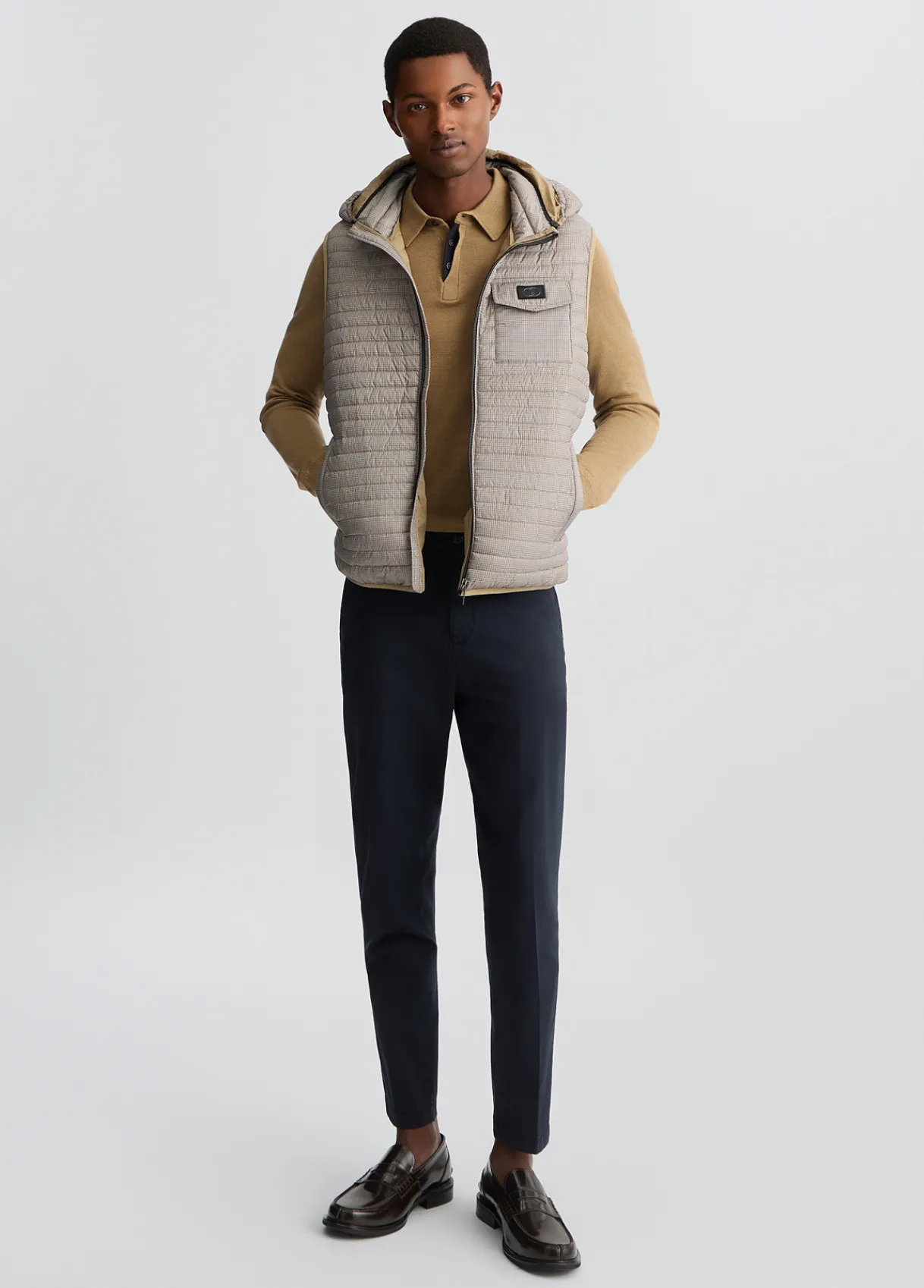 Liu Jo Gilet avec capuche amovible|Homme Pardessus