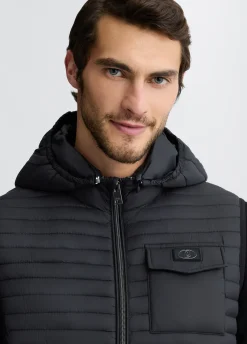 Liu Jo Gilet avec capuche amovible|Homme Pardessus