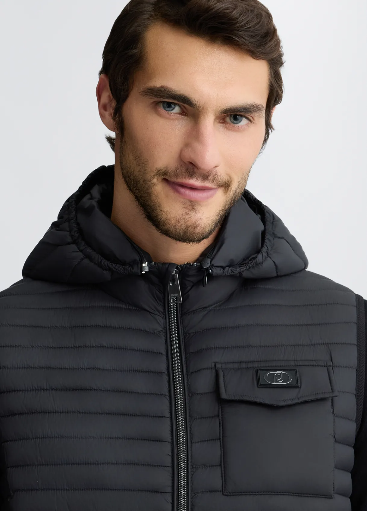Liu Jo Gilet avec capuche amovible|Homme Pardessus