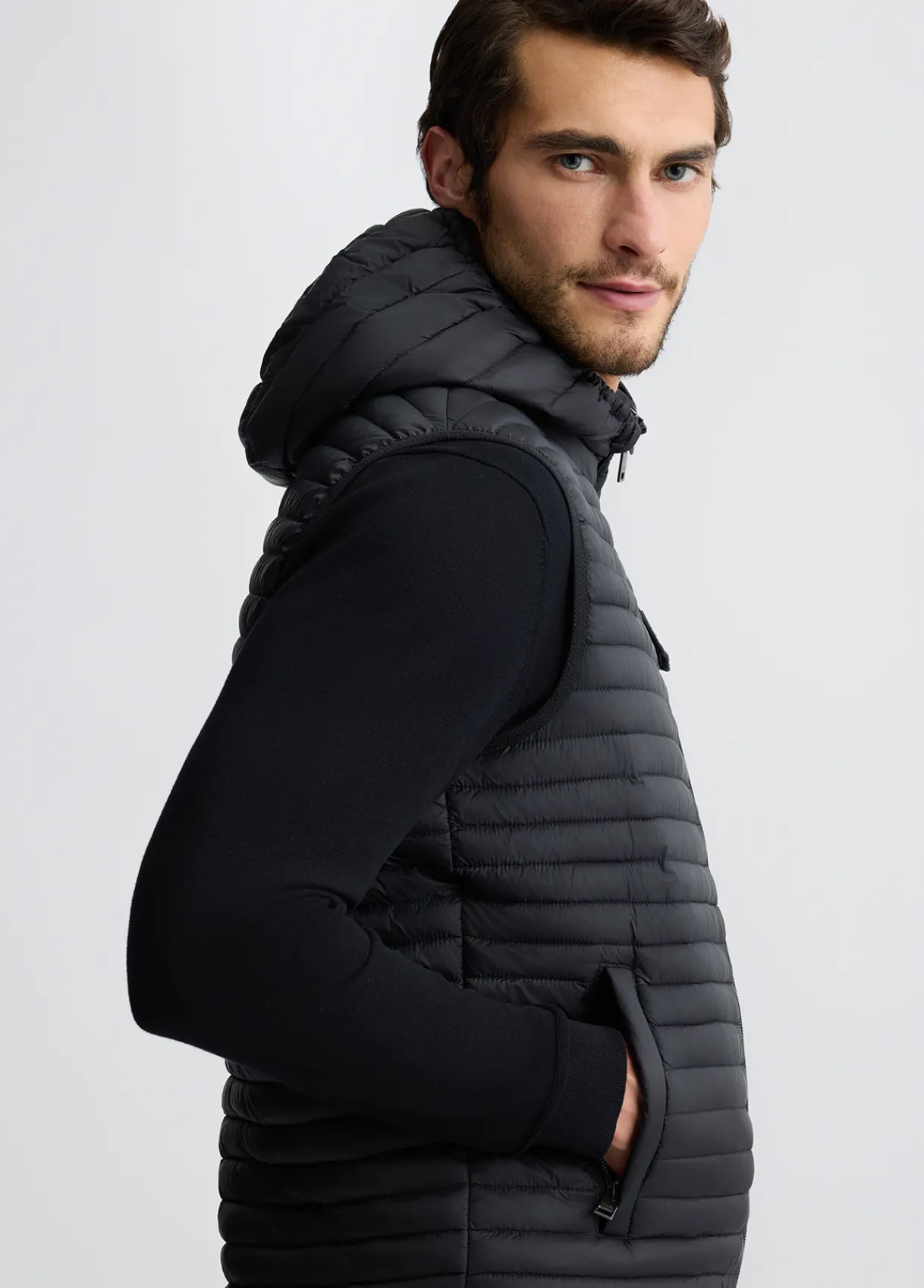 Liu Jo Gilet avec capuche amovible|Homme Pardessus