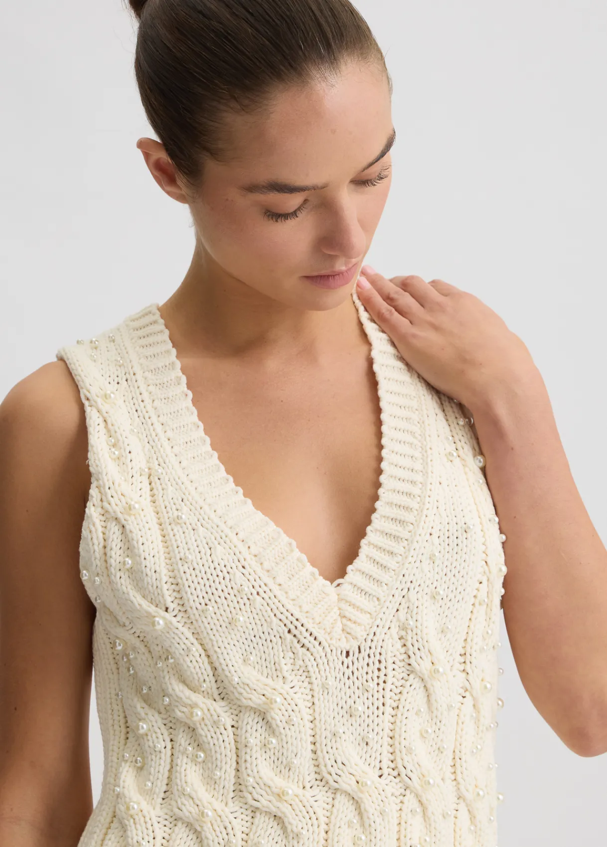 Liu Jo Gilet avec perles|Femme Mailles