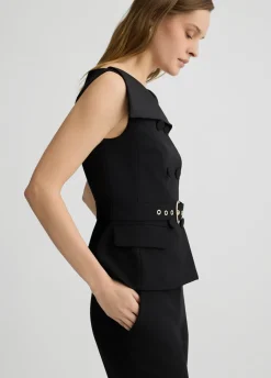 Liu Jo Gilet croisé avec ceinture|Femme Vestes|Tailleurs