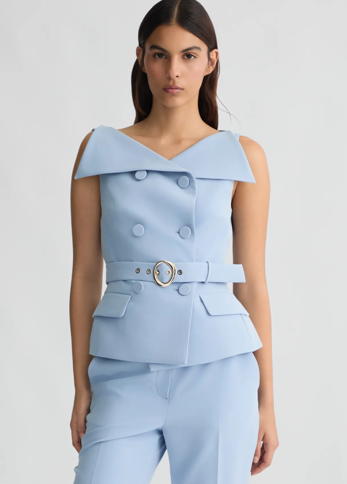 Liu Jo Gilet croisé avec ceinture|Femme Vestes|Tailleurs