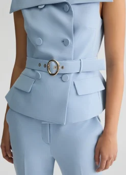 Liu Jo Gilet croisé avec ceinture|Femme Vestes|Tailleurs