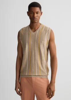 Liu Jo Gilet en lin et coton|Homme Pulls Et Sweaters