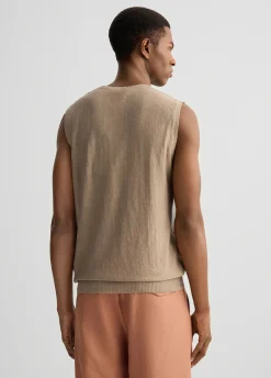 Liu Jo Gilet en lin et coton|Homme Pulls Et Sweaters
