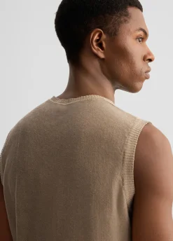 Liu Jo Gilet en lin et coton|Homme Pulls Et Sweaters