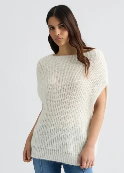 Liu Jo Gilet en mohair avec sequins|Femme Mailles