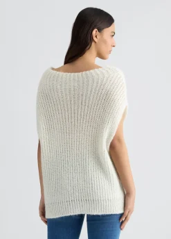 Liu Jo Gilet en mohair avec sequins|Femme Mailles