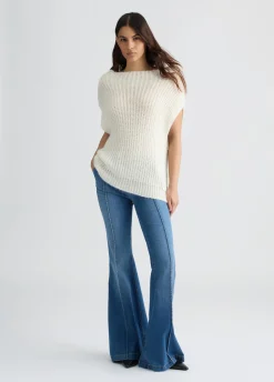 Liu Jo Gilet en mohair avec sequins|Femme Mailles