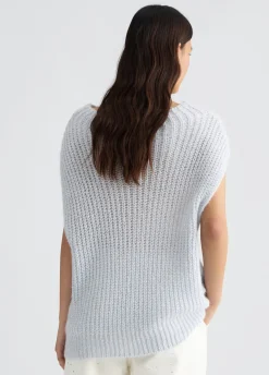 Liu Jo Gilet en mohair avec sequins|Femme Mailles