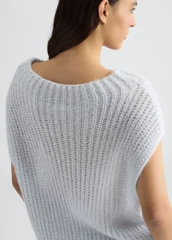 Liu Jo Gilet en mohair avec sequins|Femme Mailles