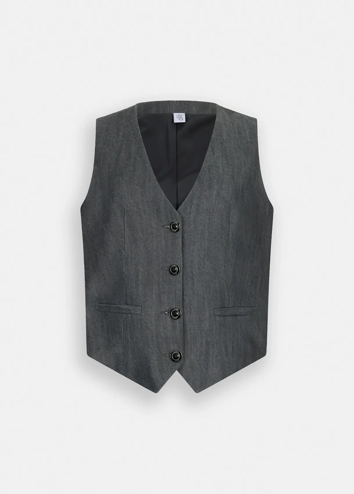 Liu Jo Gilet en toile denim|Femme Vestes|Tailleurs