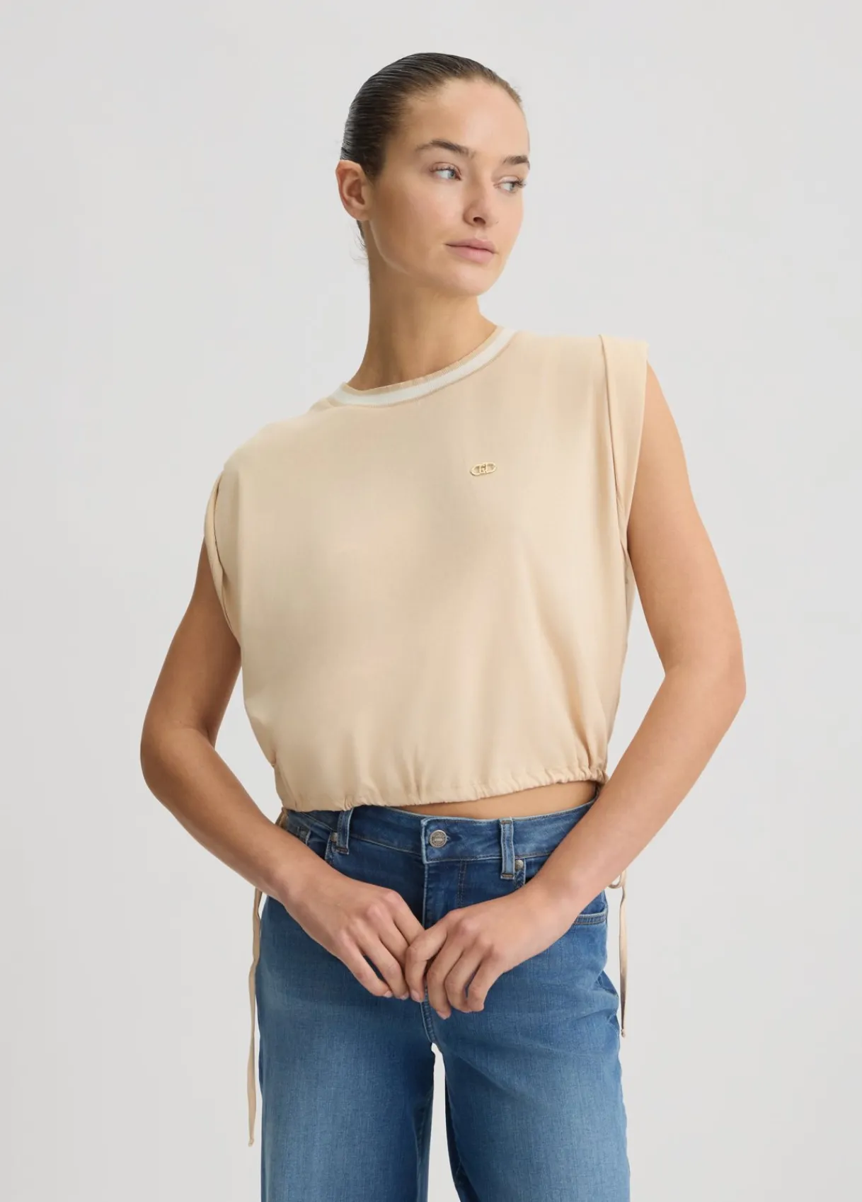 Liu Jo Haut avec liens|Femme Vêtements De Sport|T-Shirts Et Tops