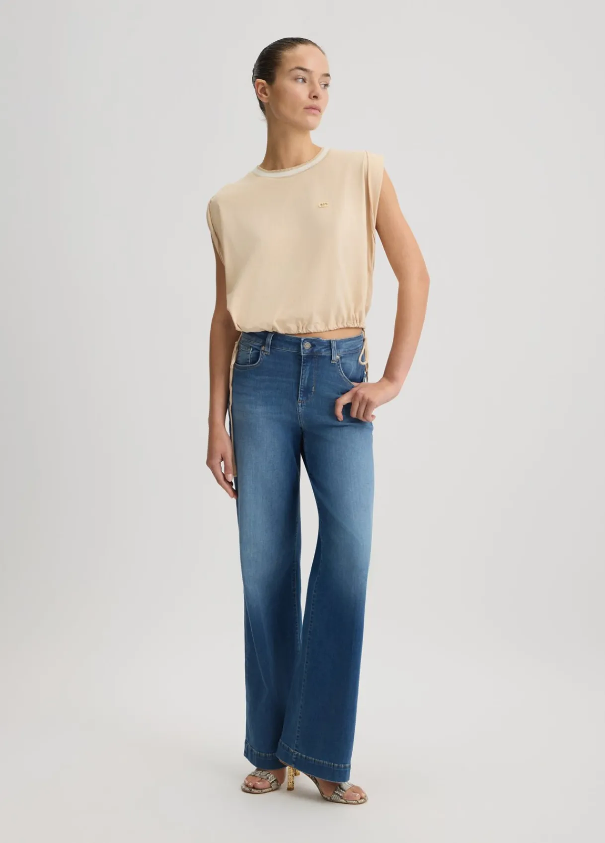 Liu Jo Haut avec liens|Femme Vêtements De Sport|T-Shirts Et Tops
