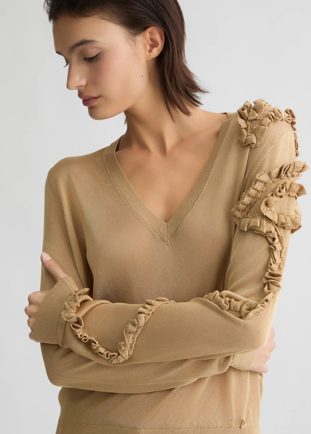 Liu Jo Haut avec volants|Femme Mailles