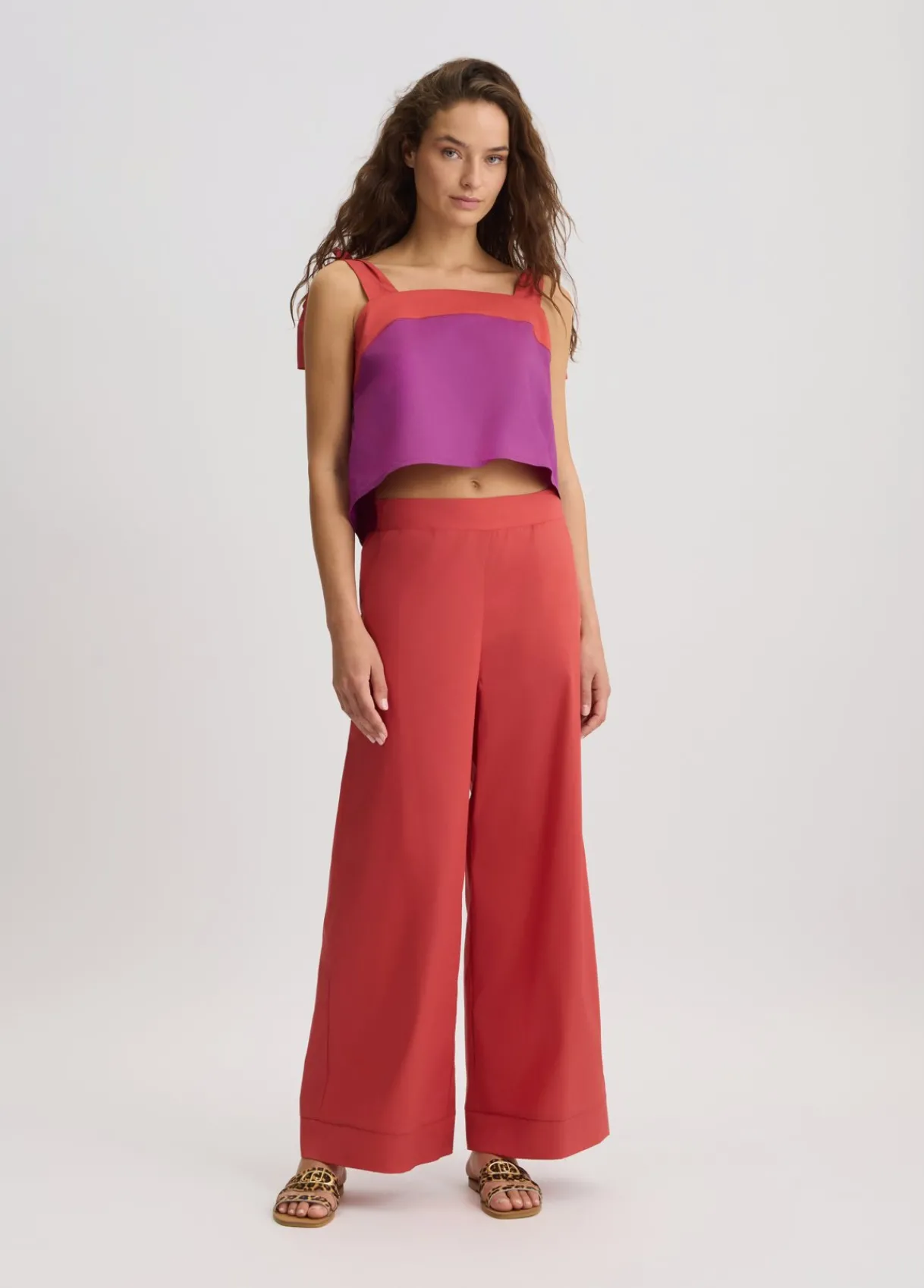 Liu Jo Haut en coton avec nœuds|Femme Mode Plage|T-Shirts Et Tops
