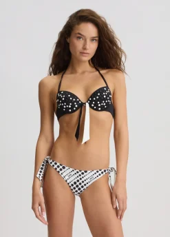 Liu Jo Haut push-up pour la plage avec perles|Femme Mode Plage