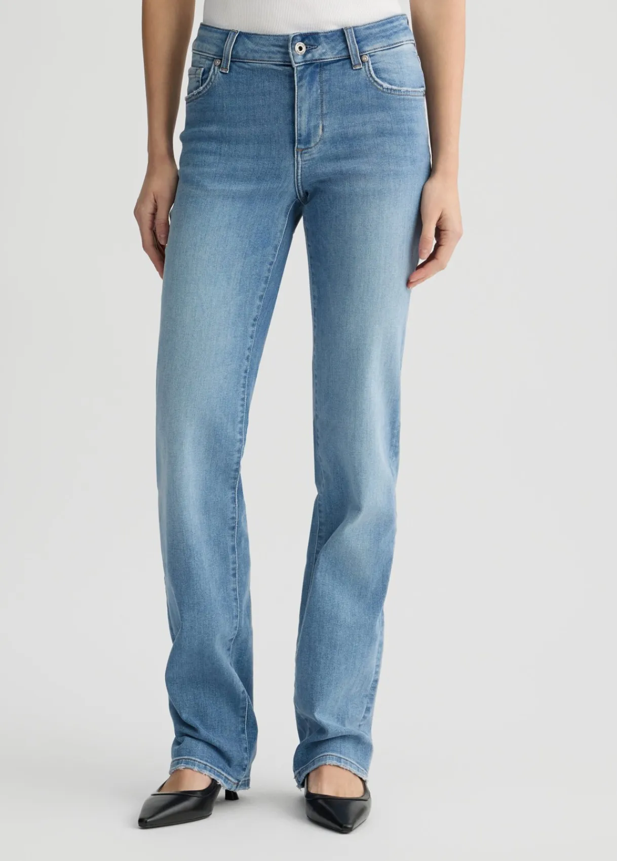 Liu Jo Jean à jambe droite et taille basse|Femme Jeans Droit