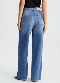 Liu Jo Jean à jambe large en coton|Femme Jeans Droit