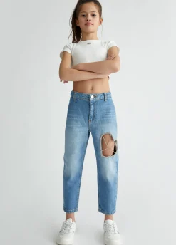Liu Jo Jean avec cœur|Enfant Pantalons & Jupes