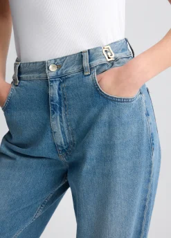 Liu Jo Jean baggy à taille haute|Femme Jeans Droit