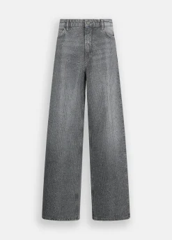 Liu Jo Jean baggy avec clous|Femme Jeans Droit